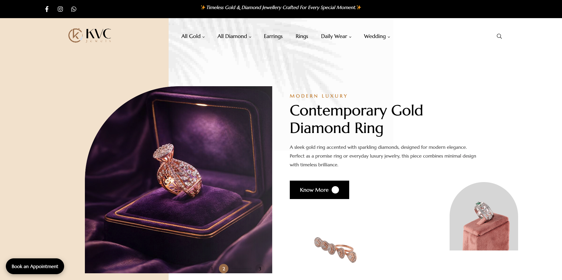 KVC Jewels Website